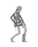  ZD – ZIPOCALYPSE GREY TOP 