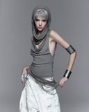  ZD - ASHEN HOOD TANK TOP 