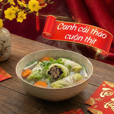 Canh Cải Thảo Cuộn Thịt