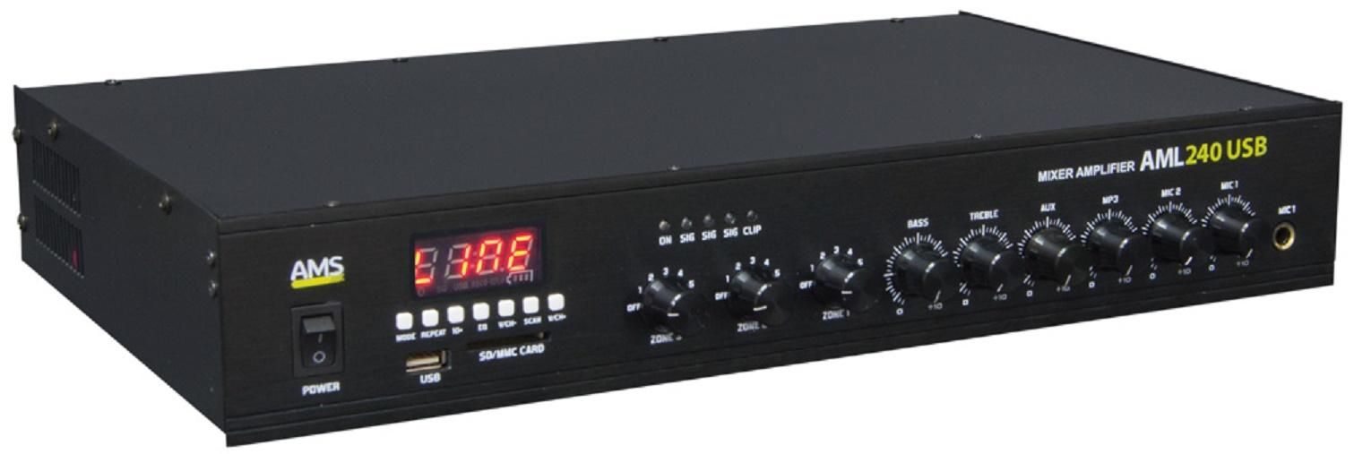 Amply AMS AML 240 USB Chính Hãng - Hình 3