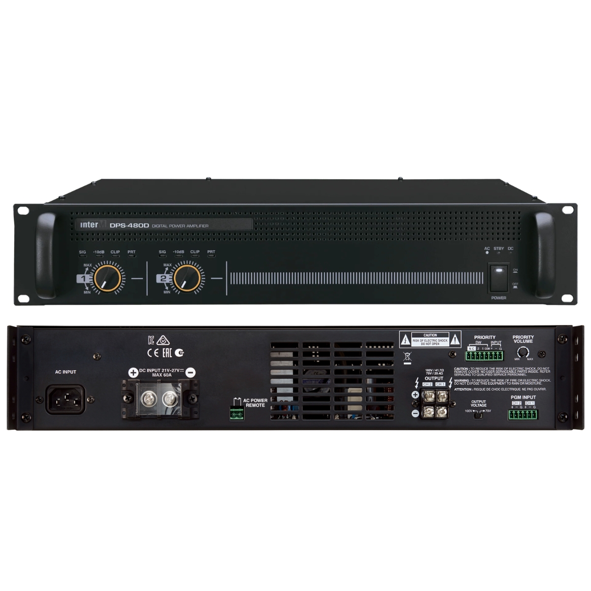 Amply Inter-M DPS-480D Công Suất 480Wx2CH Chính Hãng - Hình 3