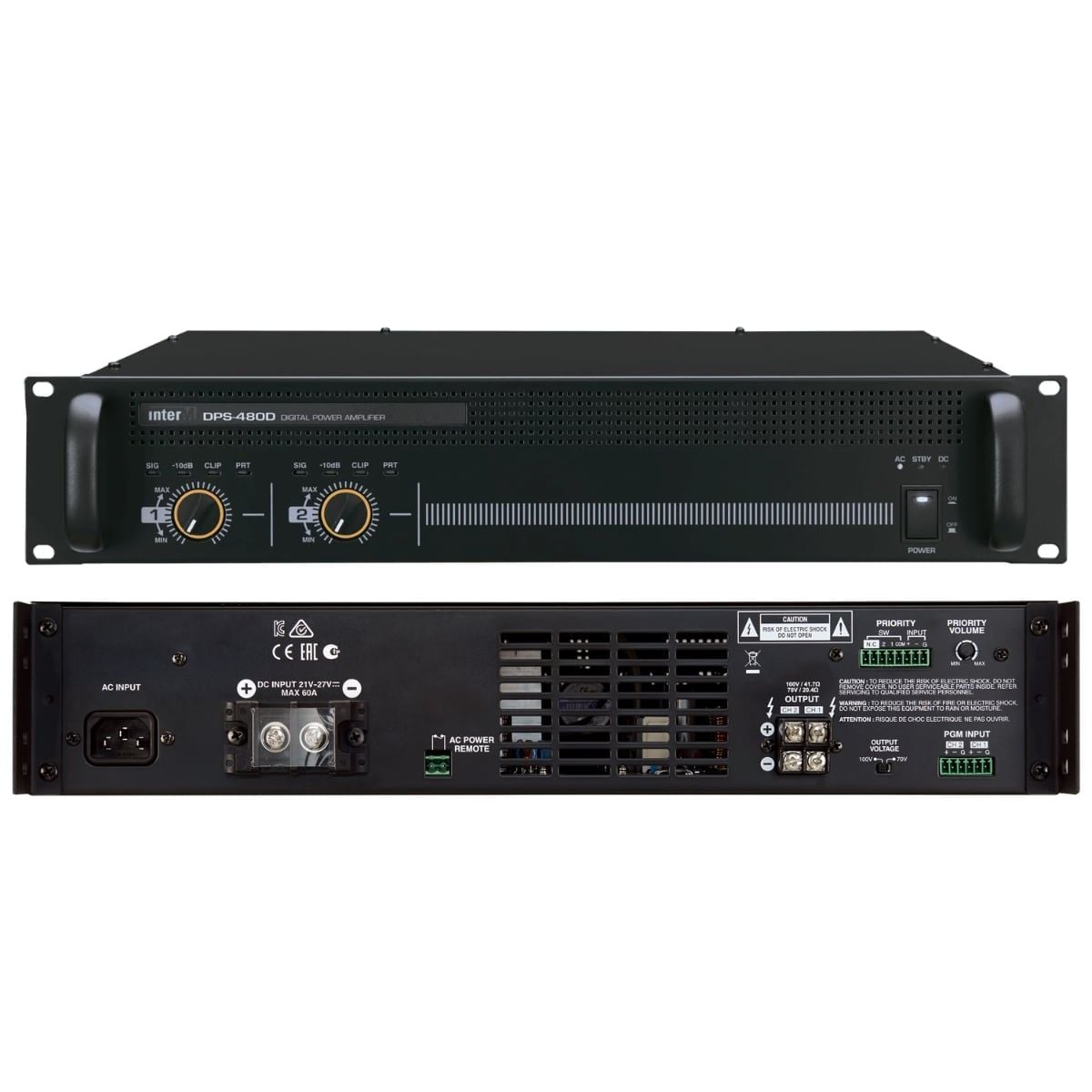 Amply Inter-M DPS-480D Công Suất 480Wx2CH Chính Hãng - Hình 3