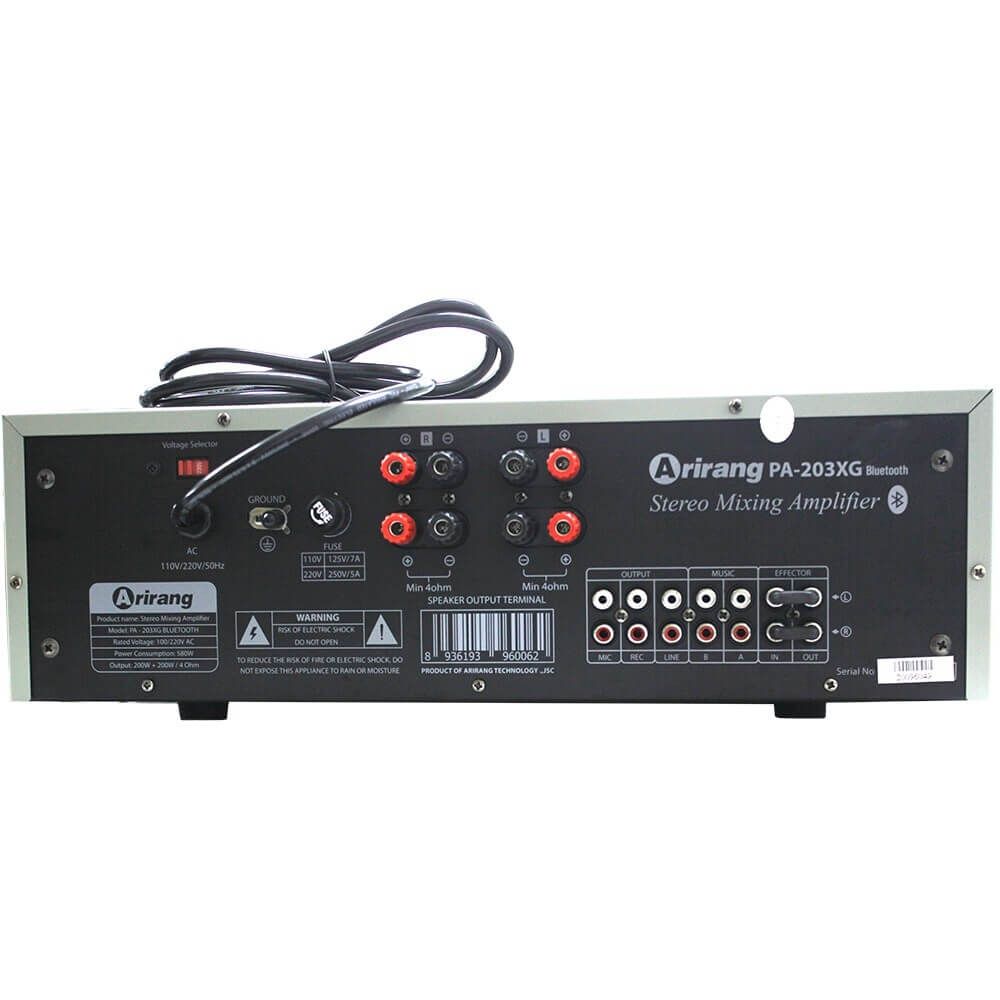 Amply karaoke Arirang PA-203 XG chính hãng - Hình 2