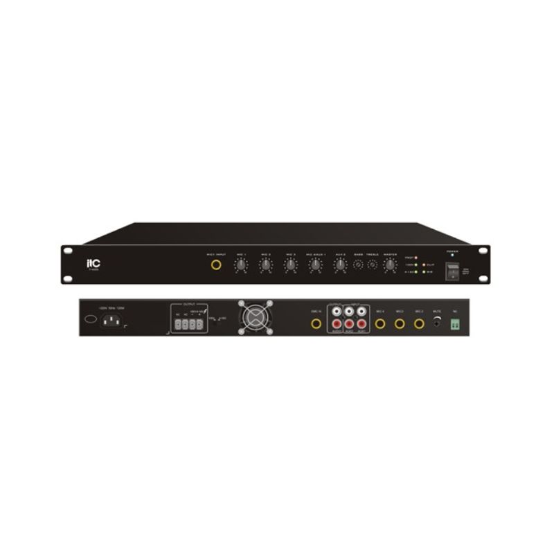 Amply ITC T-120D Khuếch Đại Kèm Mixer Chính Hãng - Hình 2