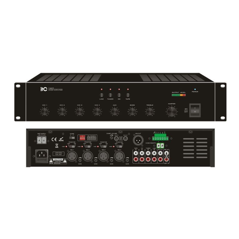 Amply ITC T-240FP Khuếch Đại Kèm Mixer Chính Hãng - Hình 1