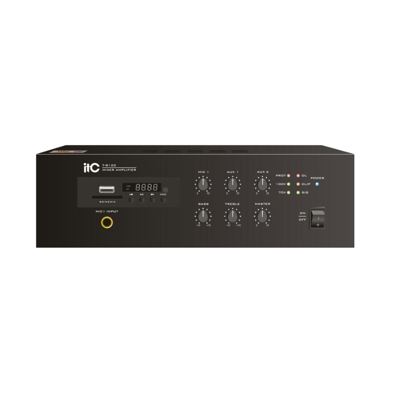 Amply Khuếch Đại Mini Kèm Mixer ITC T-B120 Chính Hãng - Hình 2