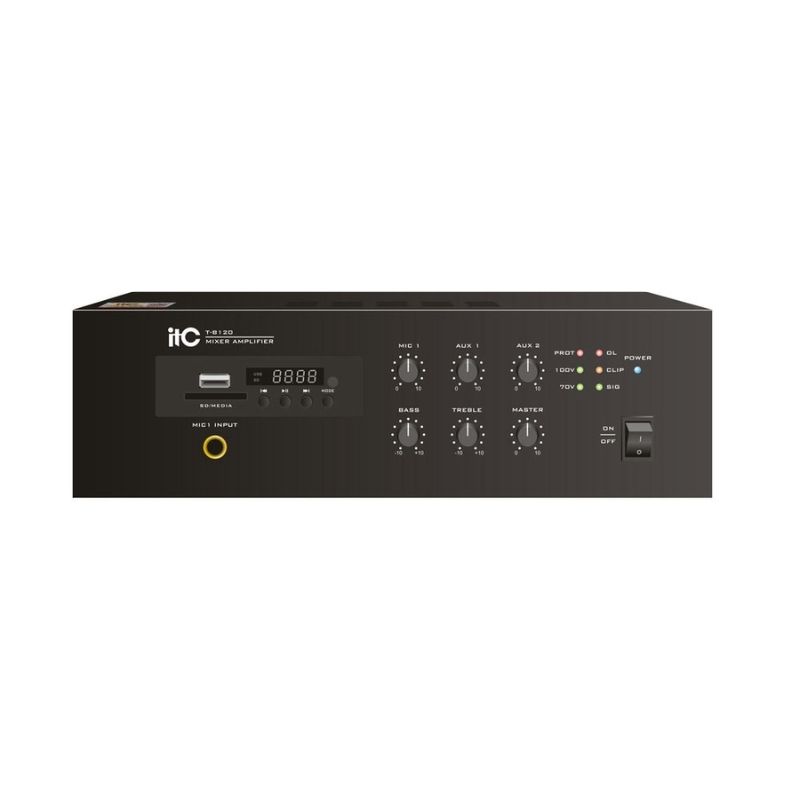 Amply Khuếch Đại Mini Kèm Mixer ITC T-B120 Chính Hãng - Hình 2
