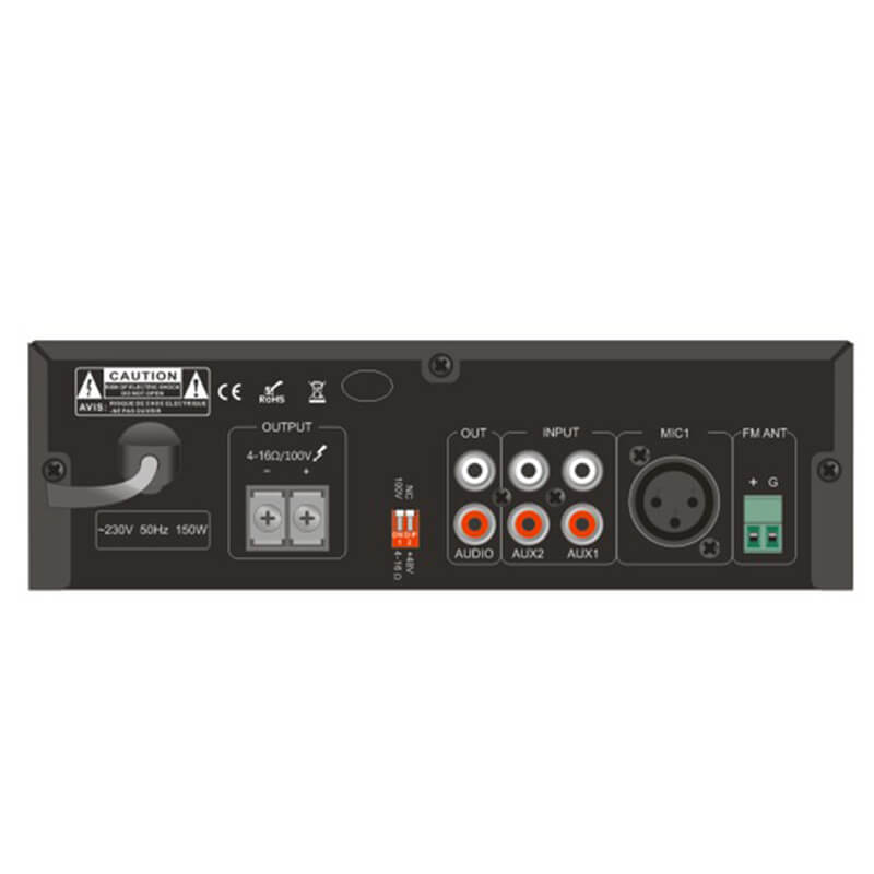 Amply ITC T-B120E Khuếch Đại Mini Kèm Mixer Chính Hãng - Hình 3