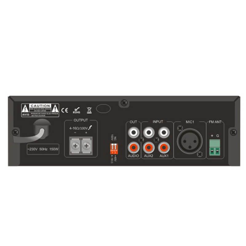 Amply ITC T-B120E Khuếch Đại Mini Kèm Mixer Chính Hãng - Hình 3