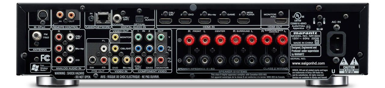 Amply Xem Phim Marantz NR1603 Chính Hãng - Hình 5