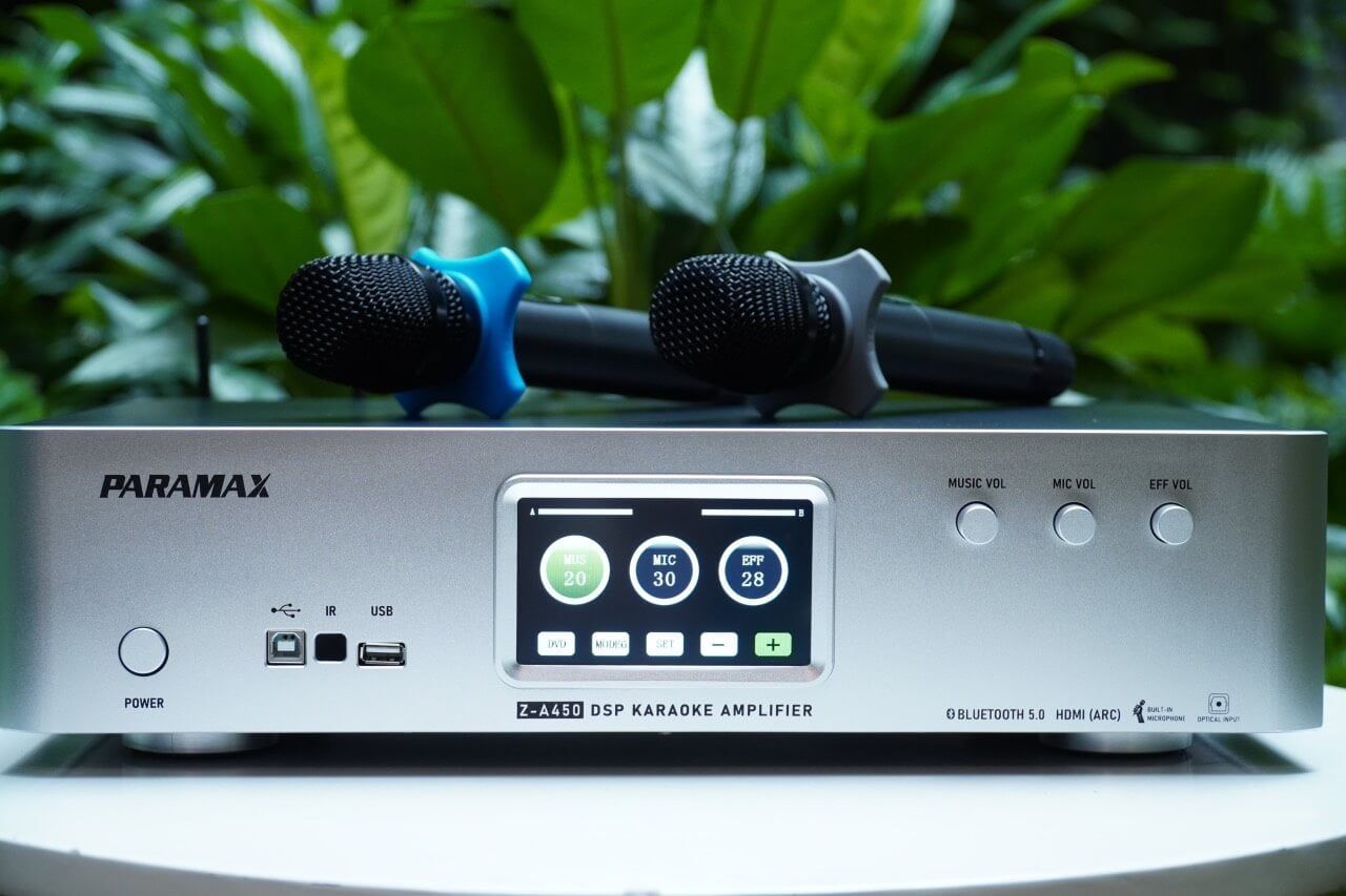 Amply karaoke tích hợp Vang số Paramax Z-A450 chính hãng - Hình 5
