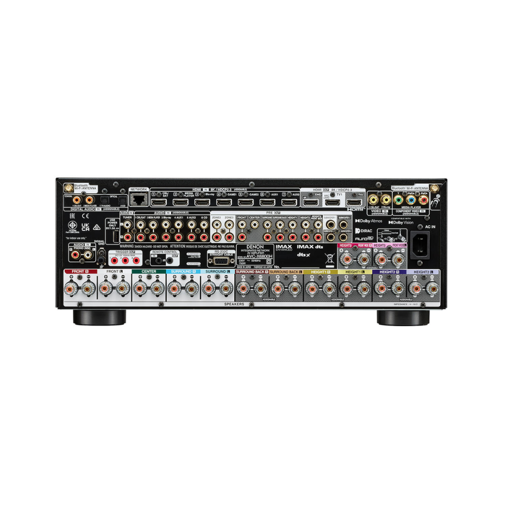 Amply Xem Phim Denon AVC-X6800H Chính Hãng - Hình 4