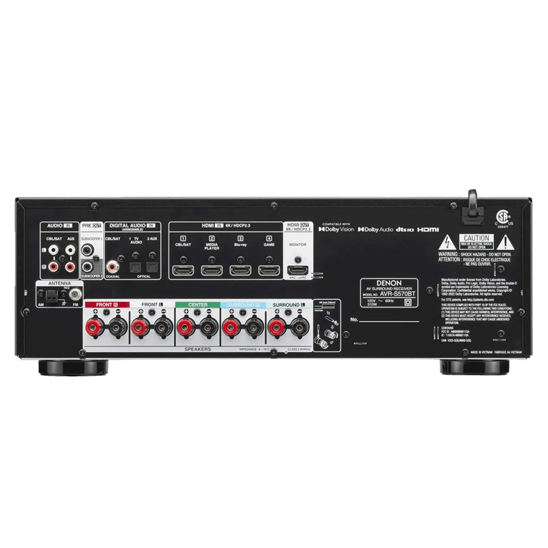 Amply Xem Phim Denon AVR-S270BT Chính Hãng - Hình 2