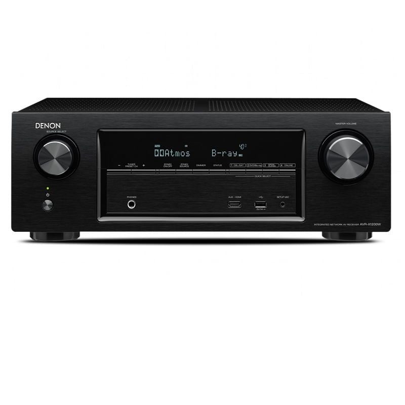 Amply xem phim Denon AVR-X1200W chính hãng - Hình 1