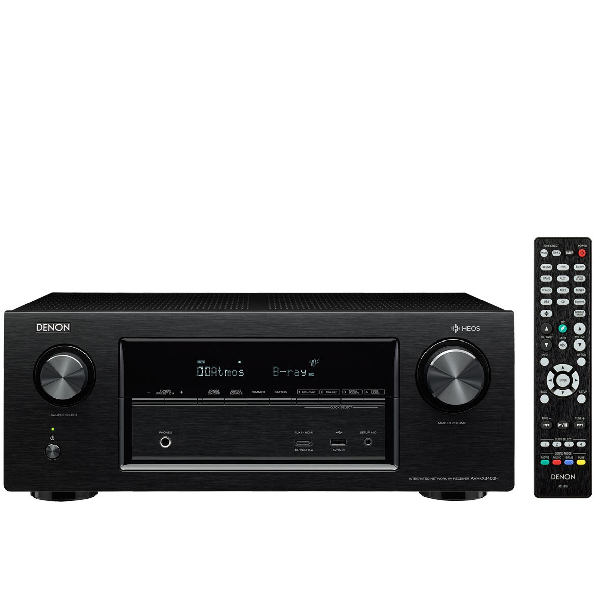 Amply xem phim Denon AVR-X3400H chính hãng - Hình 1
