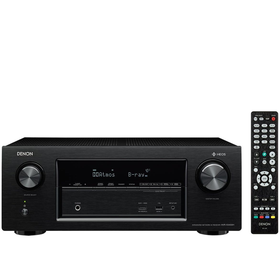 Amply xem phim Denon AVR-X3400H chính hãng - Hình 1