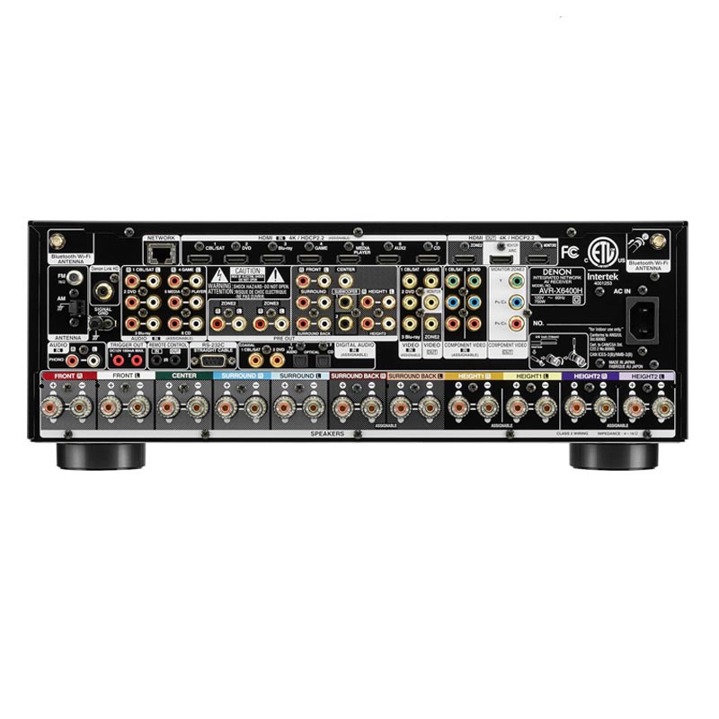 Amply xem phim Denon AVR-X6400H chính hãng - Hình 2