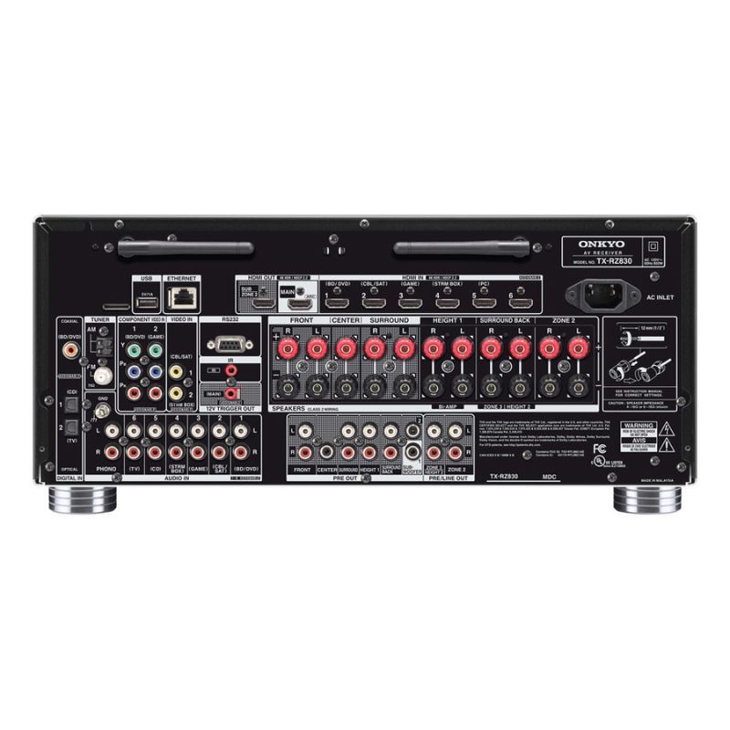 Amply xem phim Onkyo TX-RZ830 chính hãng - Hình 2