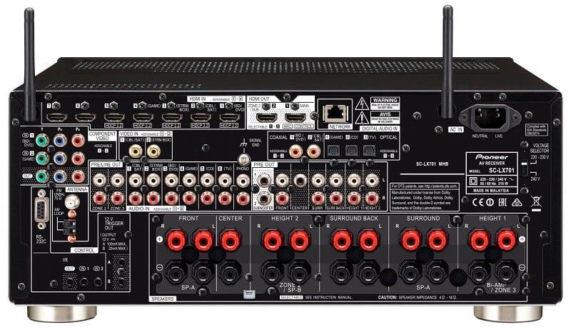 Amply Xem Phim Pioneer SC-LX701 Chính Hãng - Hình 5