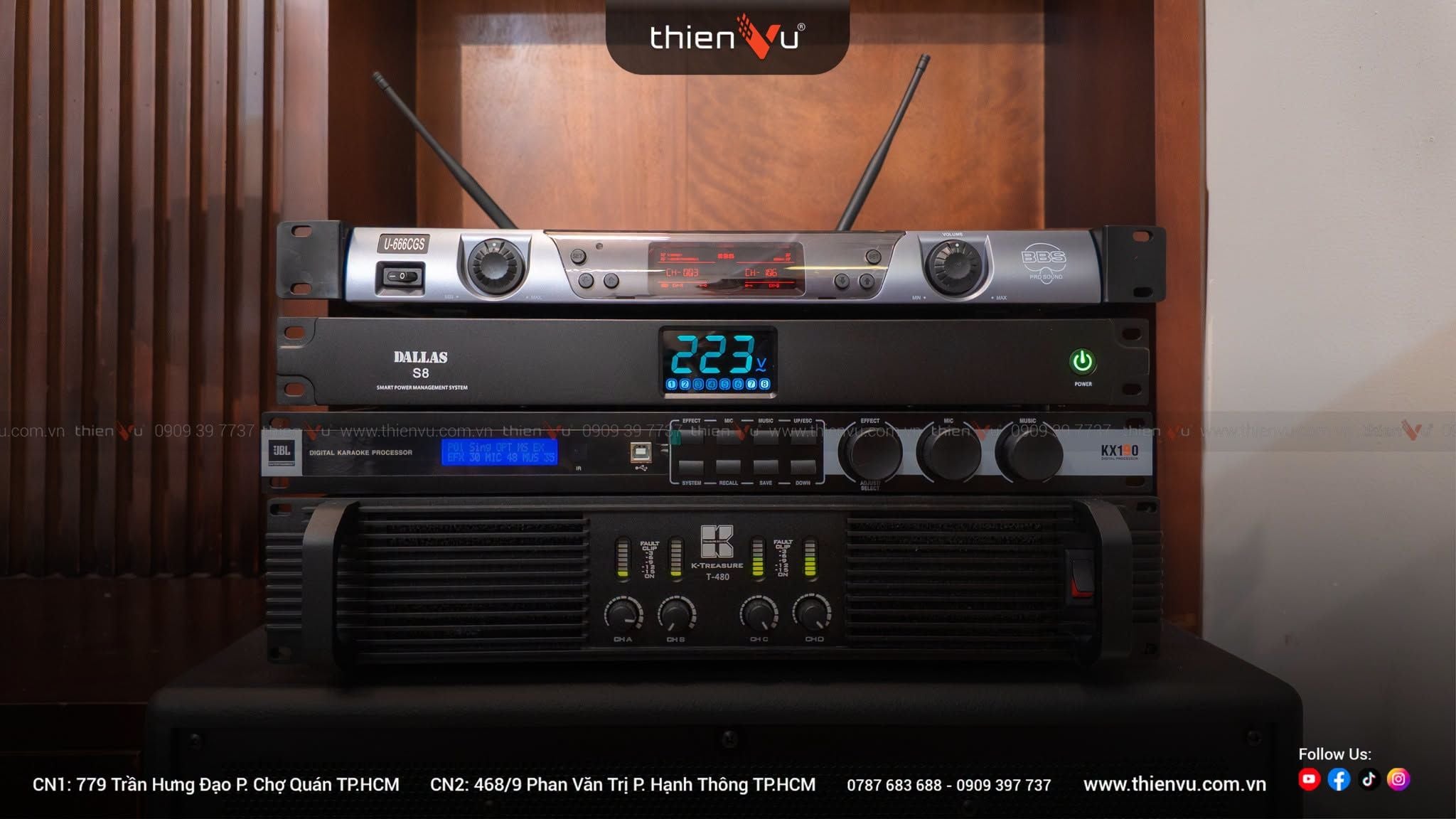 Dàn Karaoke SE Audiotechnik IC34 Gia Đình TVA 912026 Chính Hãng - Hình 3