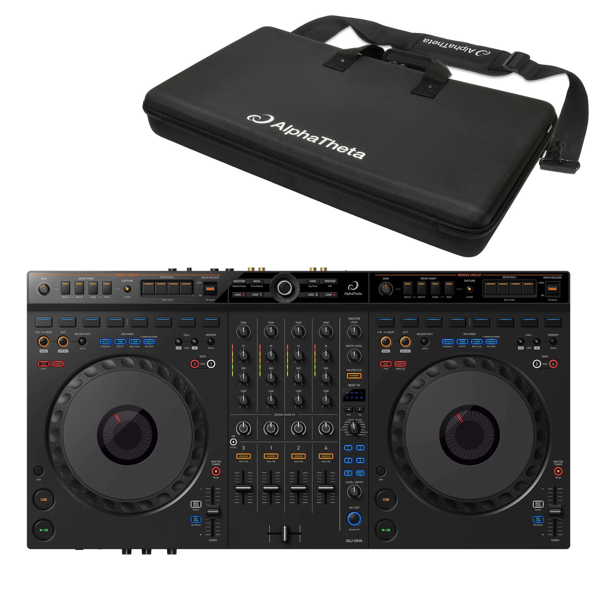 Bàn DJ AlphaTheta DDJ-GRV6 - Hình 2