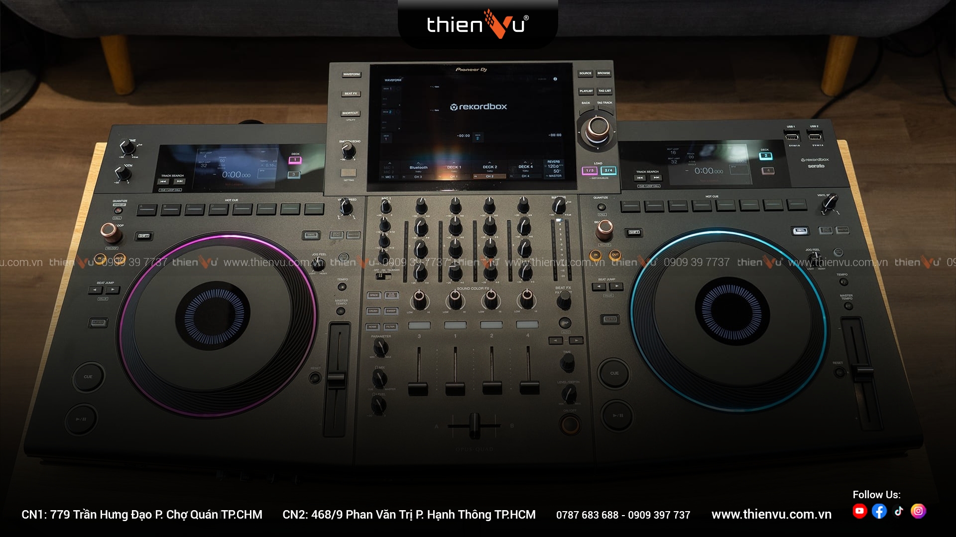 Bàn DJ Pioneer OPUS QUAD Chính Hãng - Hình 3
