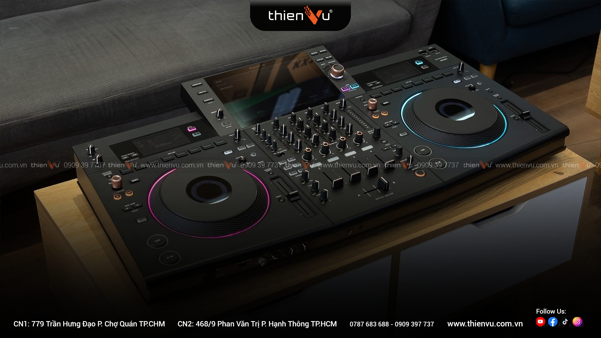 Bàn DJ Pioneer OPUS QUAD Chính Hãng - Hình 4