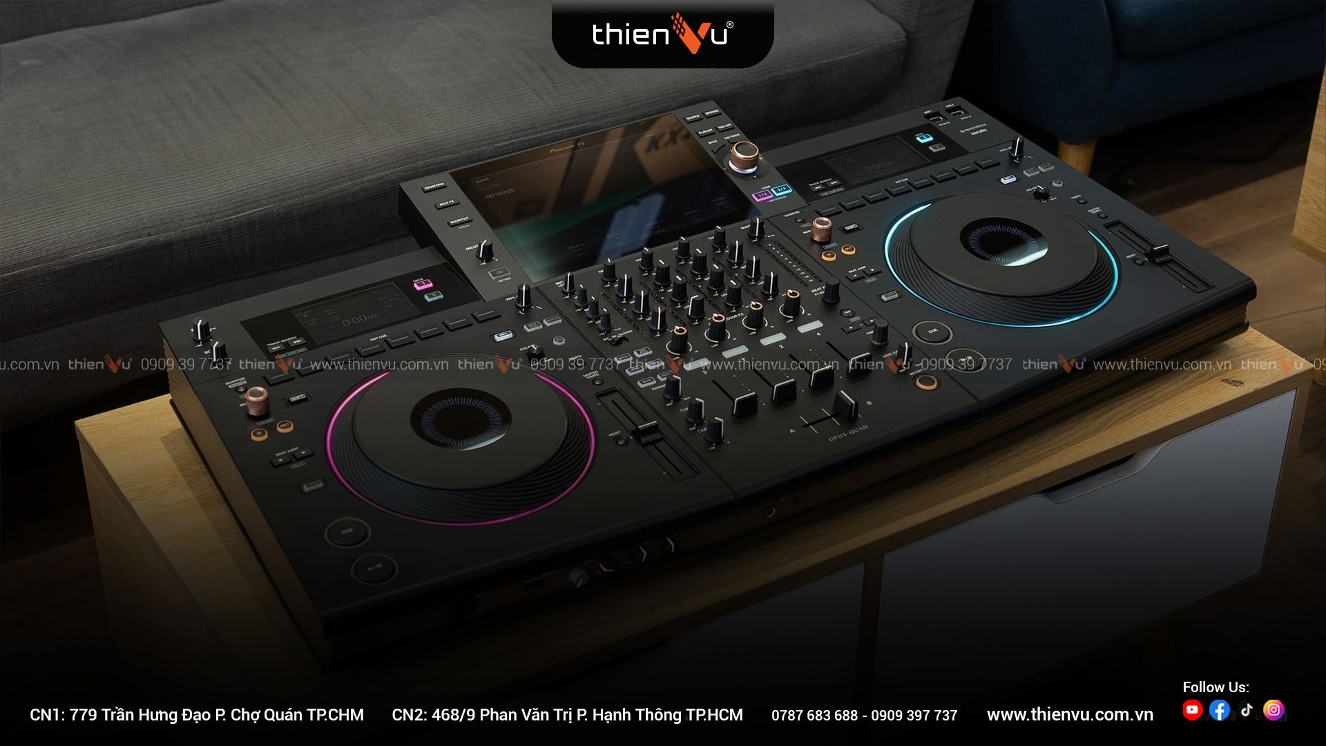 Bàn DJ Pioneer OPUS QUAD Chính Hãng - Hình 4