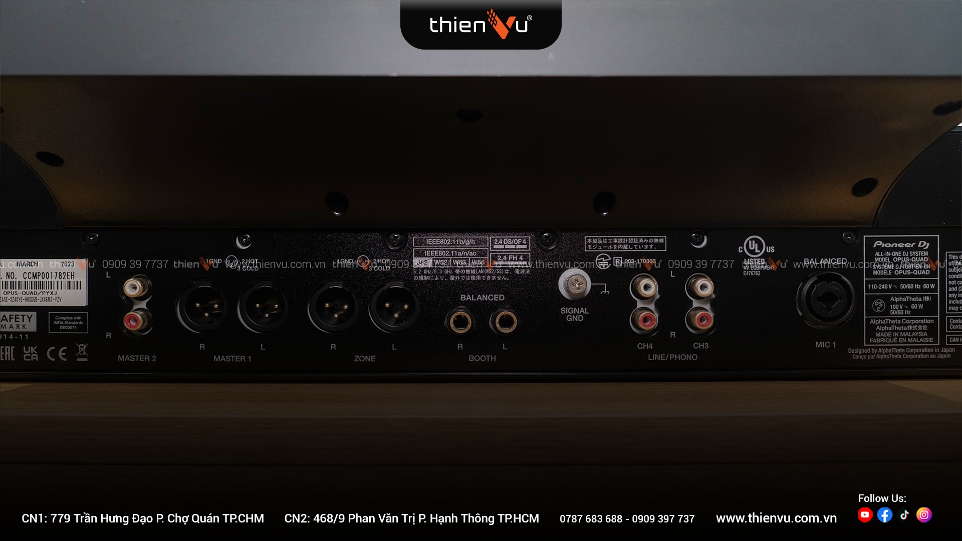 Bàn DJ Pioneer OPUS QUAD Chính Hãng - Hình 11
