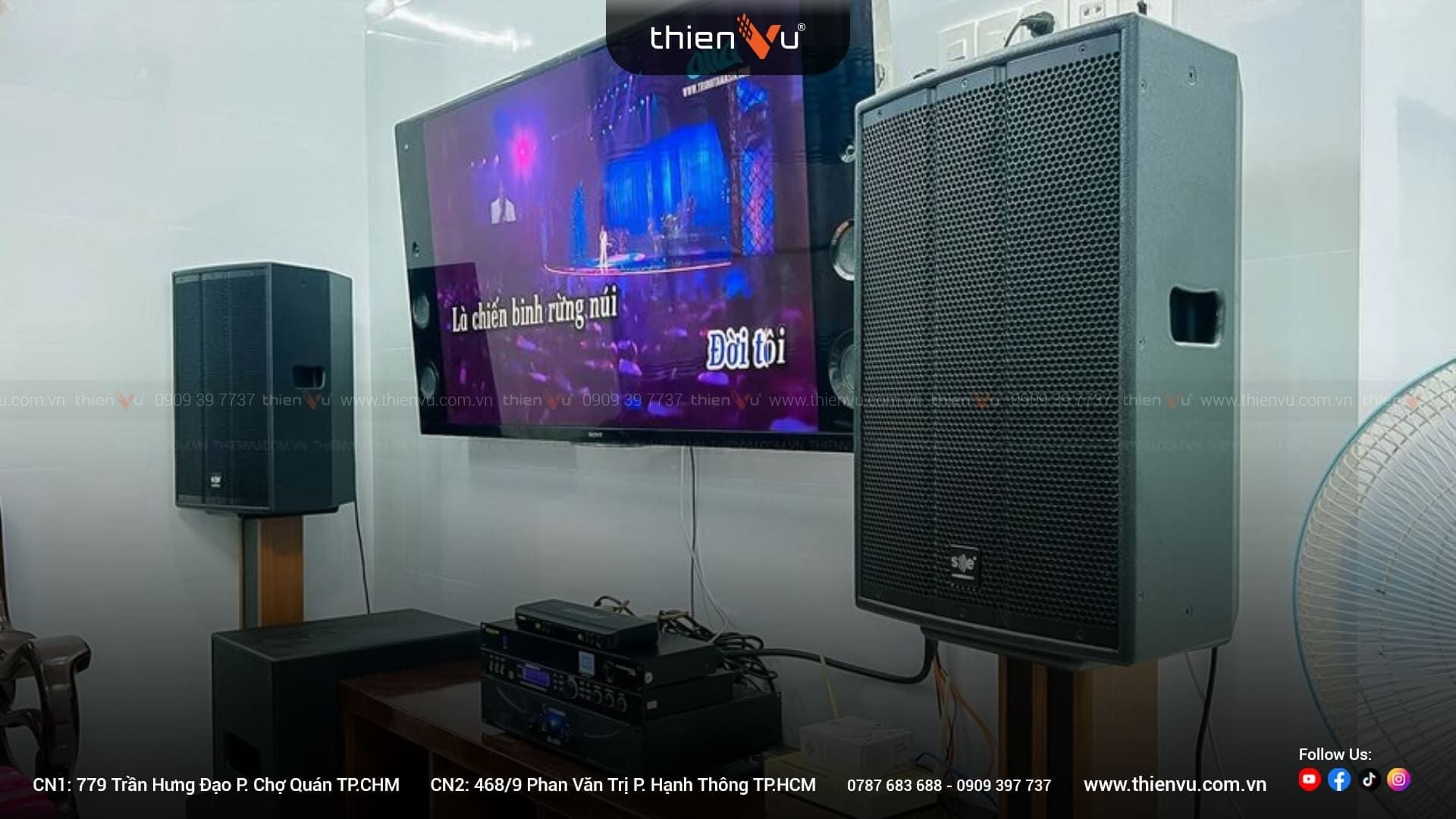 Dàn Karaoke Gia Đình SE Audiotechnik K12i TVA 36 - Hình 7