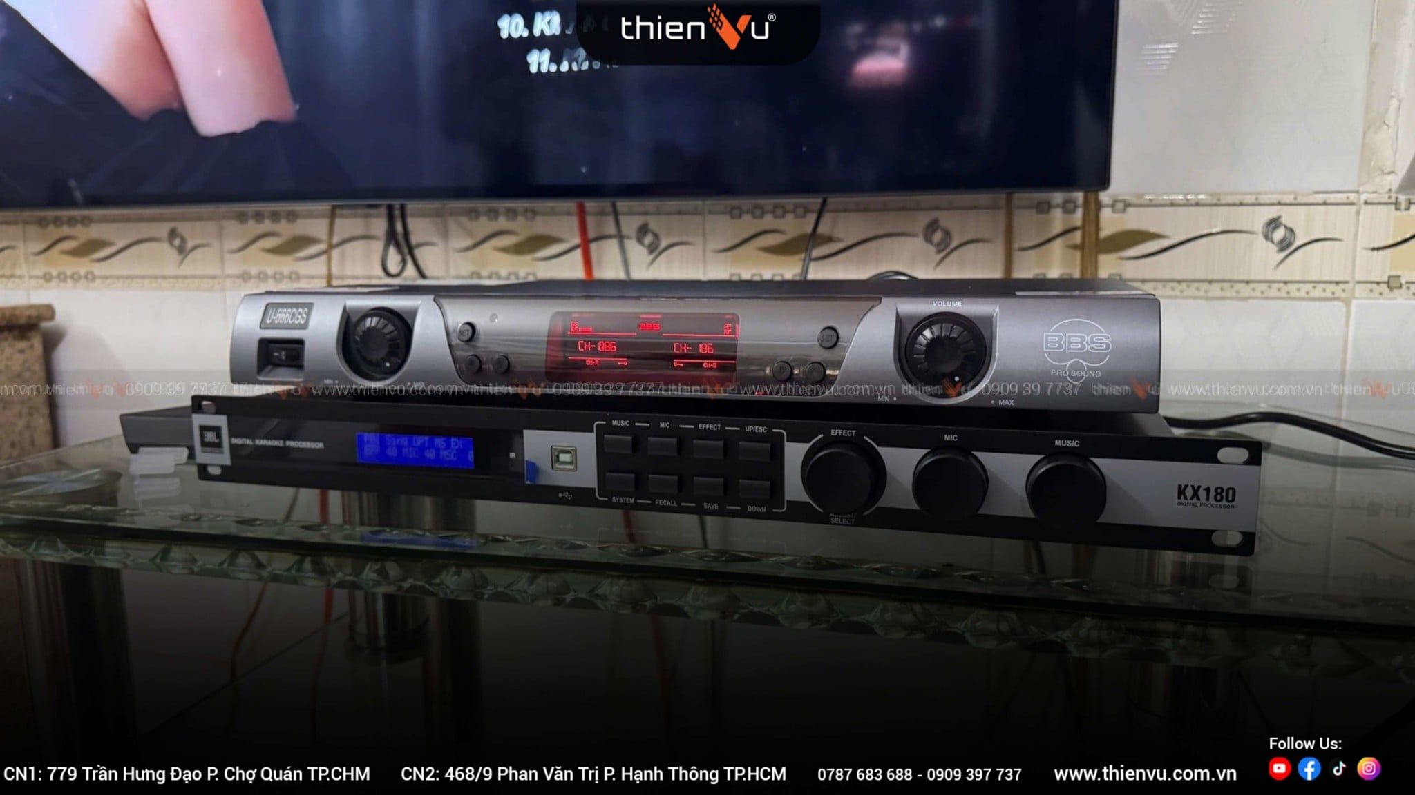 Bộ Dàn Karaoke Electrovoice LRC-1100 TVA1182025 - Hình 4
