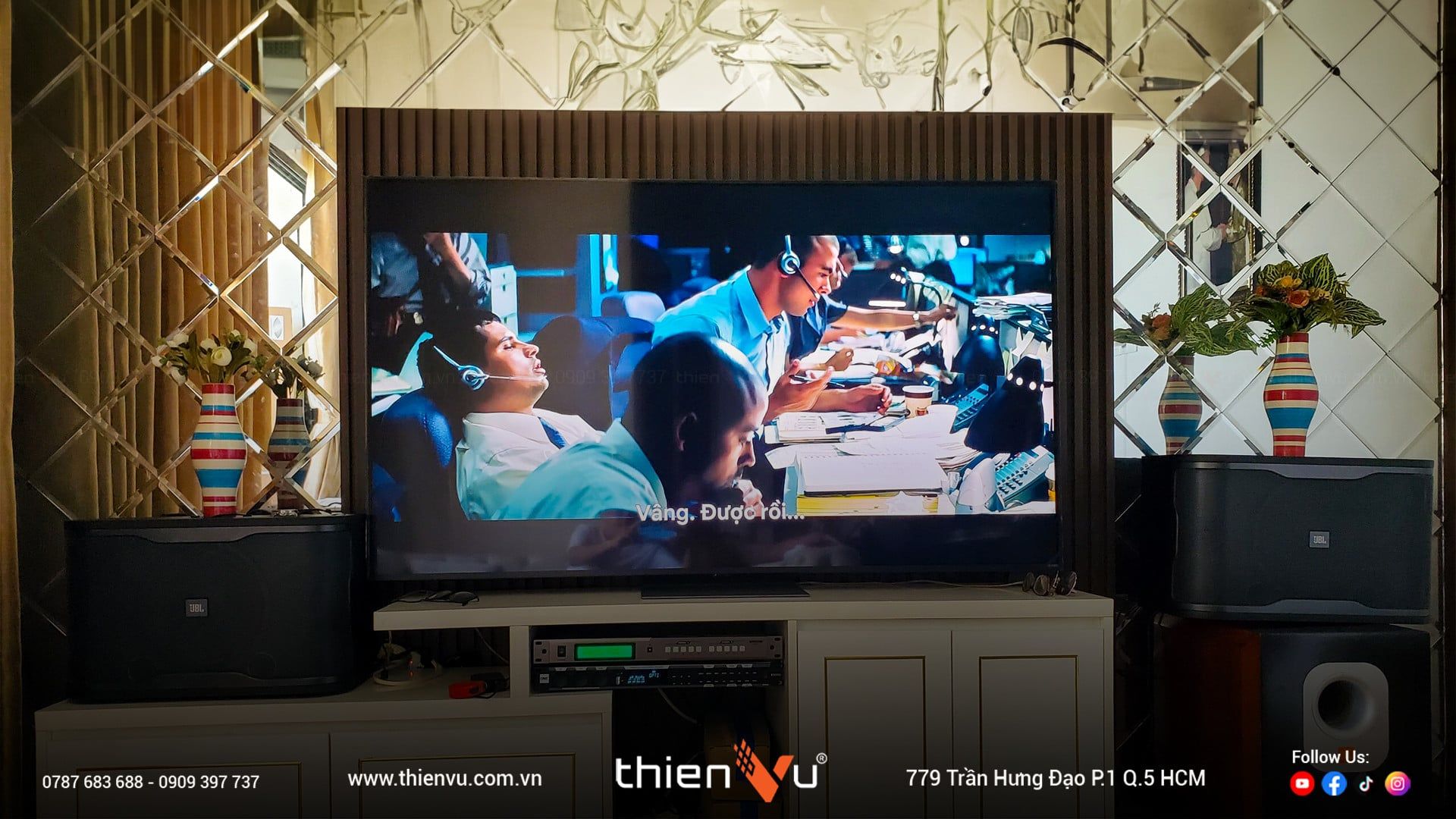 Dàn Karaoke Gia Đình JBL RM210 TVA1492024 - Hình 4