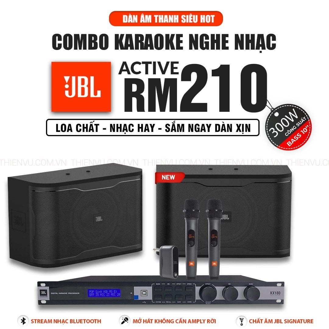 Bộ dàn karaoke JBL RM210 chính hãng - Hình 1