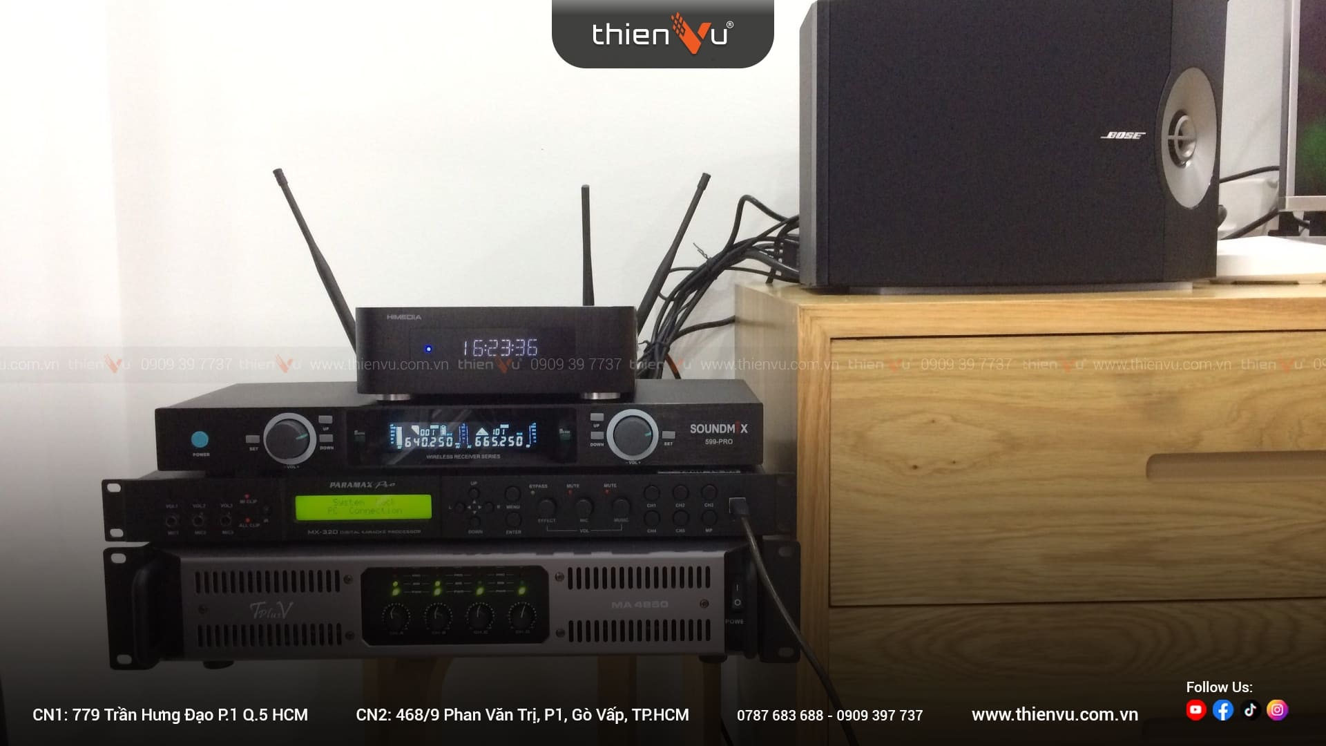 Bộ Dàn Âm Thanh Karaoke SE Audiotechnik MF3 - Hình 4