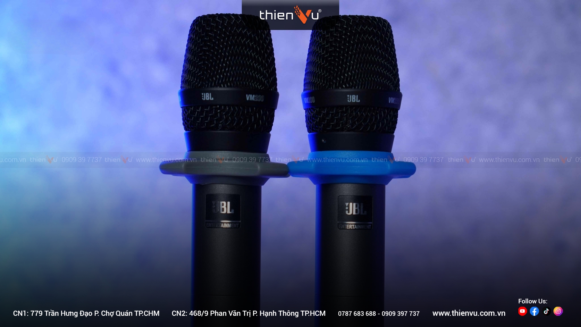 Micro Karaoke Không Dây JBL VM 200 Chính Hãng - Hình 5