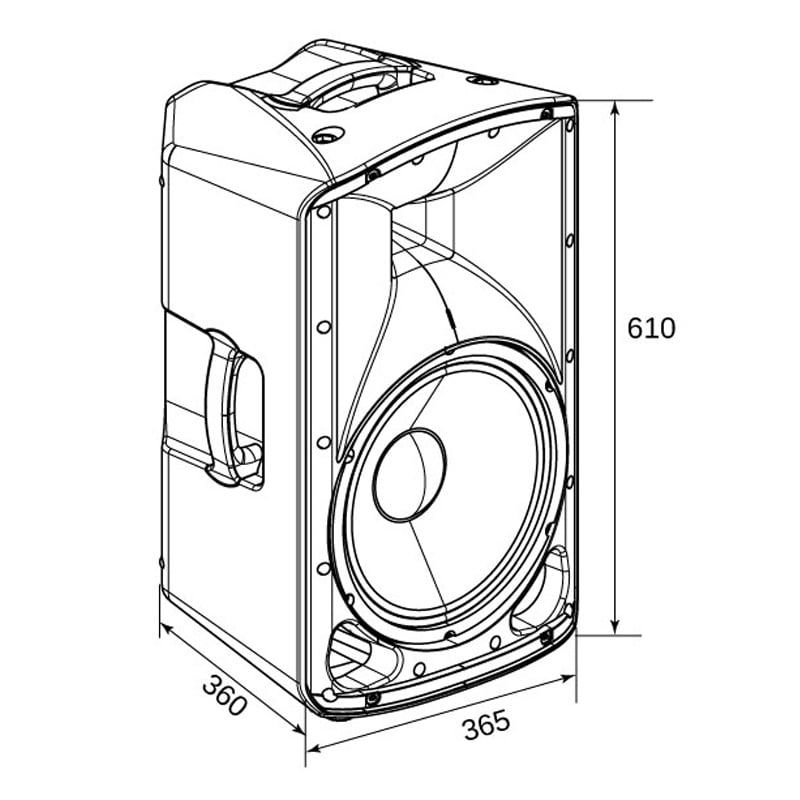 Loa Hội Trường Sumico EUROTECH 615 Cao Cấp - Hình 2