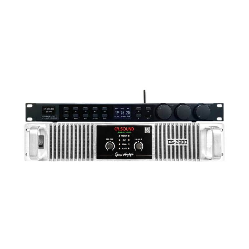 Combo Nâng Cấp Amply Truyền Thống Vang Số CASound VS-800 và Cục Đẩy CASound CS-2900 - Hình 1
