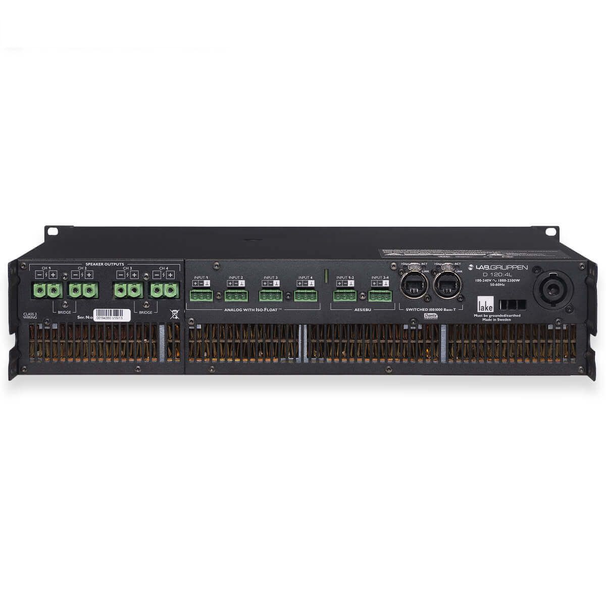 Main Power Amply Lab.Gruppen D 120:4L chính hãng - Hình 2