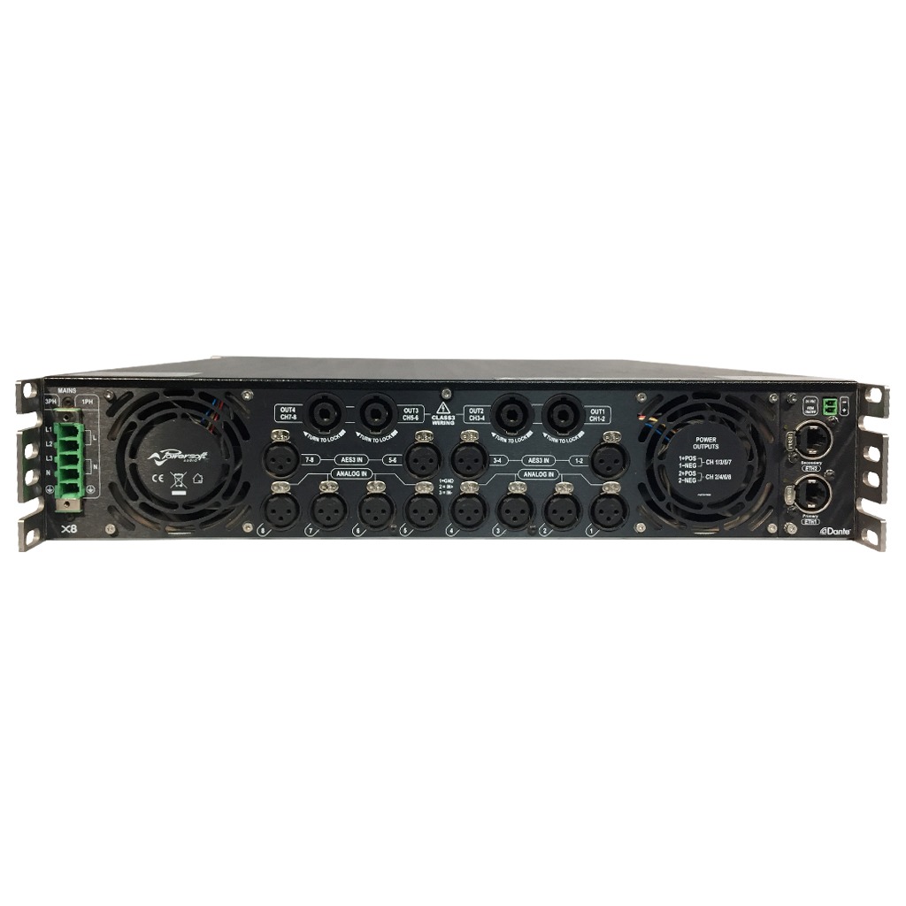 Cục Đẩy Công Suất Powersoft X8 DSP+ETH Chính Hãng - Hình 3