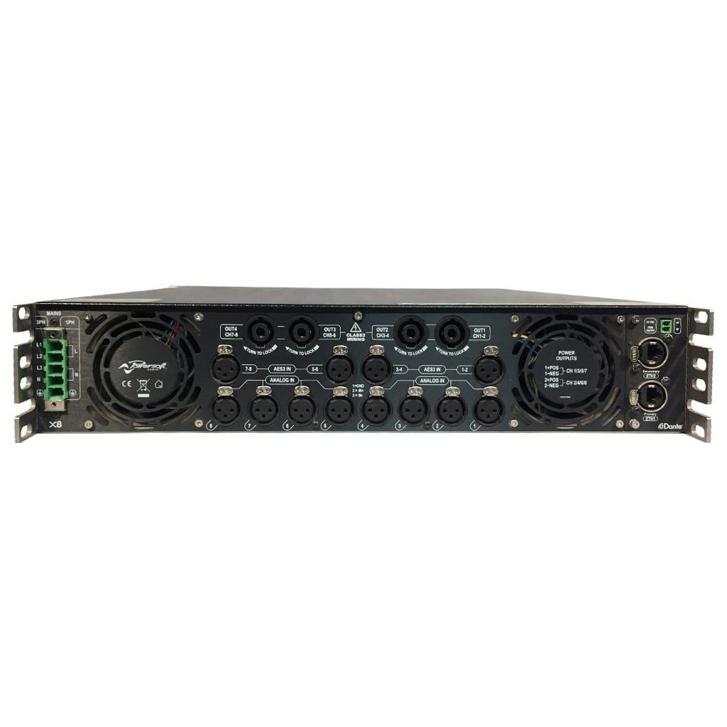 Cục Đẩy Công Suất Powersoft X8 DSP+ETH Chính Hãng - Hình 3