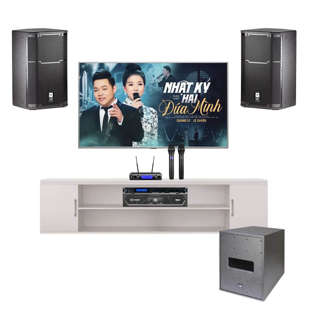 Bộ Dàn Âm Thanh Karaoke Cao Cấp JBL PRX 412M TVA 0222024 - Hình 1