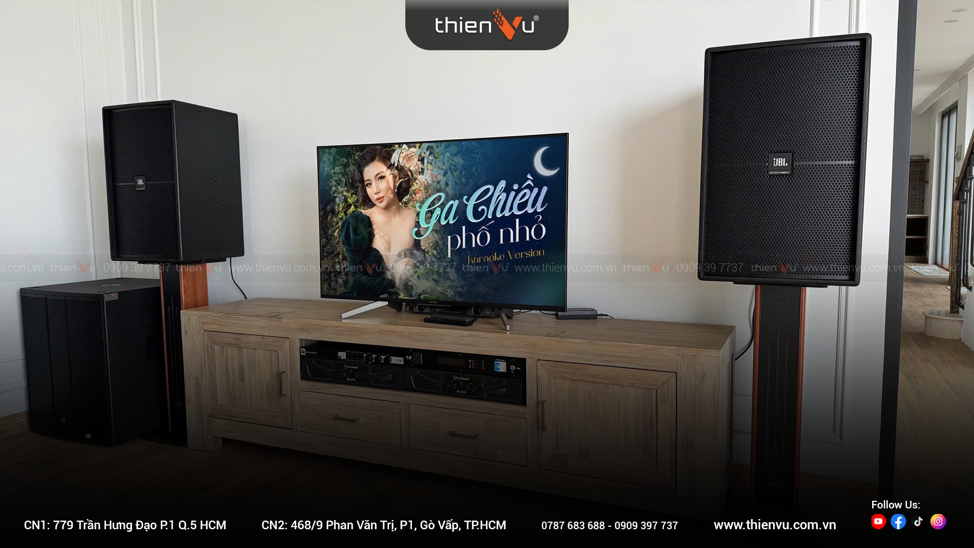Dàn Âm Thanh Karaoke JBL KP2015G2 TVA252025 - Hình 4