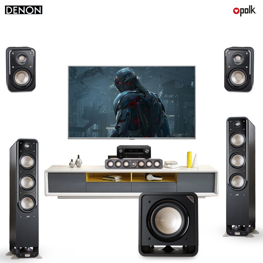 Dàn xem phim Polk Audio CNM-TV-07 - Hình 1