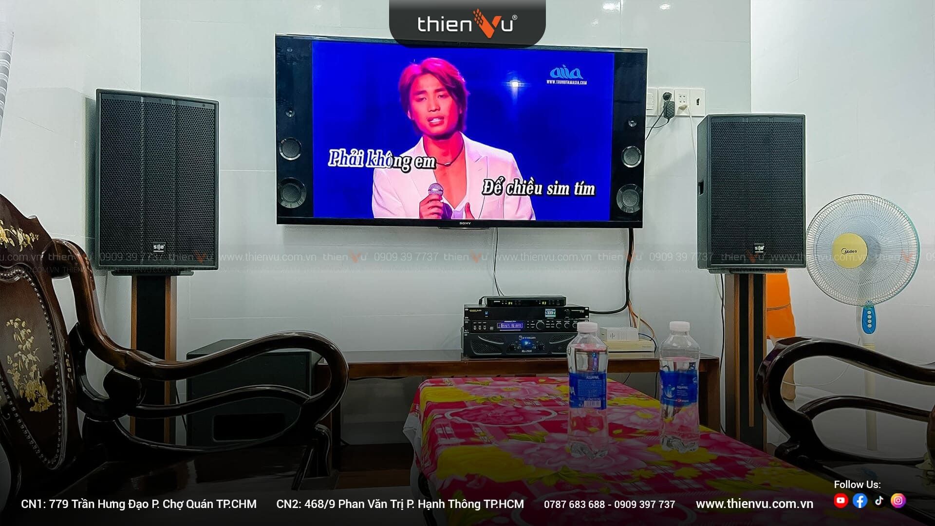 Dàn Karaoke Gia Đình SE Audiotechnik K12i TVA 36 - Hình 4