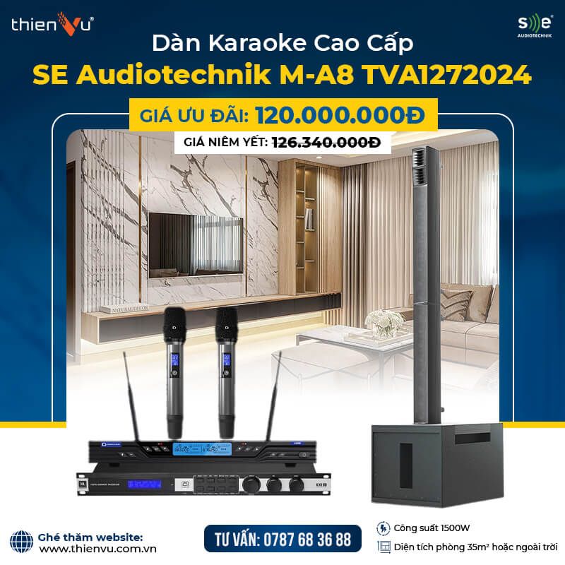 Dàn karaoke cao cấp SE Audiotechnik M-A8 TVA1272024 - Hình 2