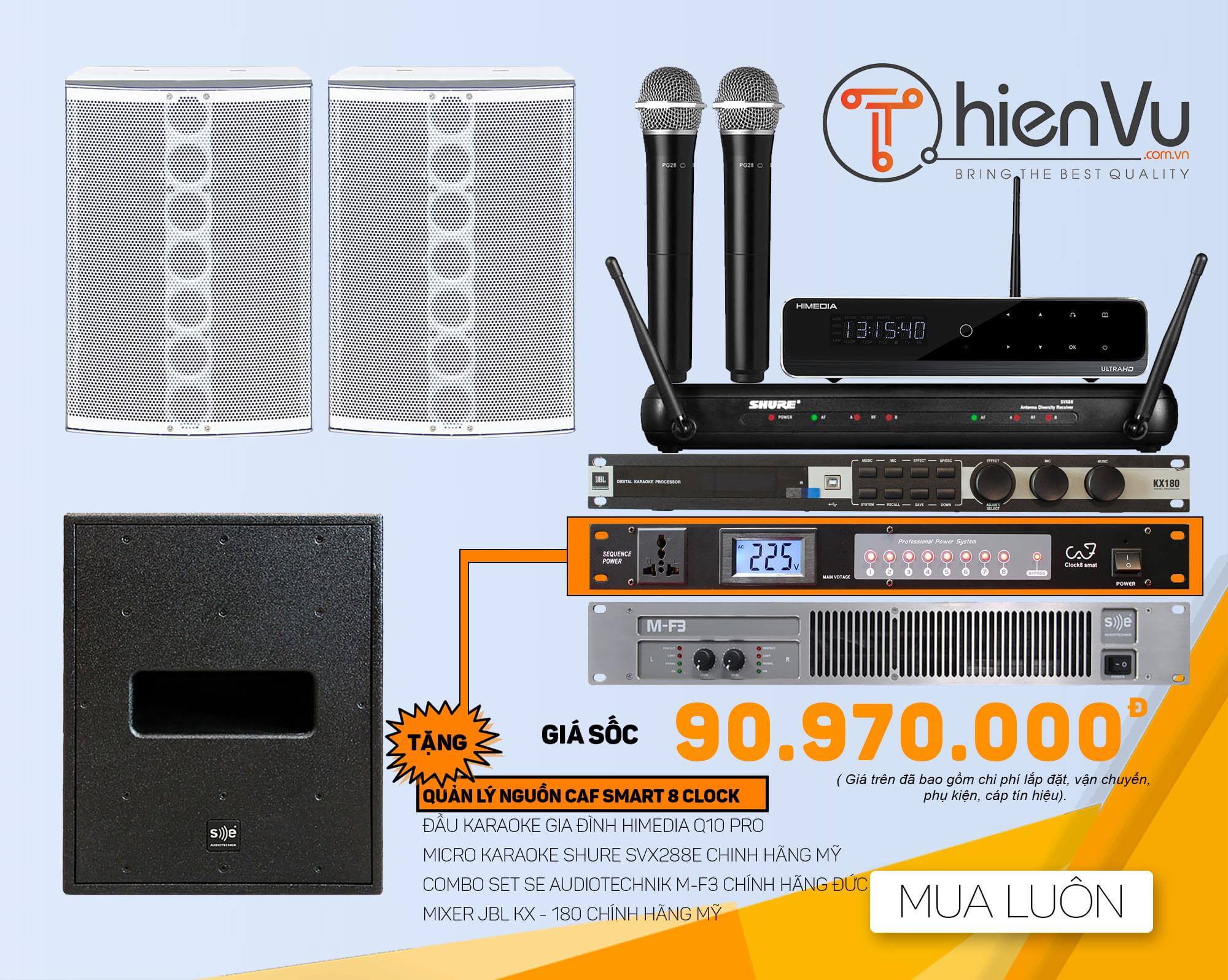Dàn karaoke gia đình cao cấp TVA 14 - Hình 1