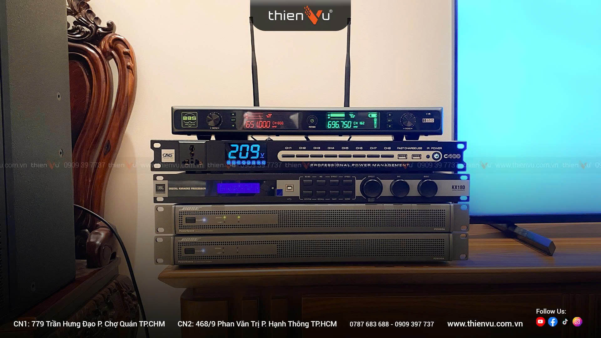 Dàn Karaoke Gia Đình Electrovoice Eviva 12P TVA1122025 - Hình 4