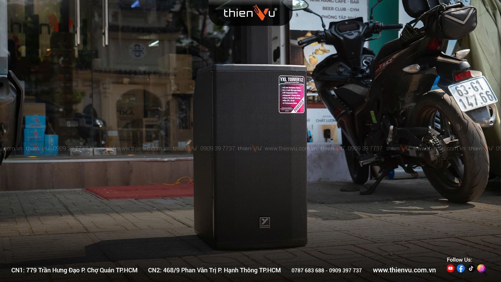 Dàn Karaoke Gia Đình Yorkville Sound YXL Tower12 TVA262026 Chính Hãng - Hình 2