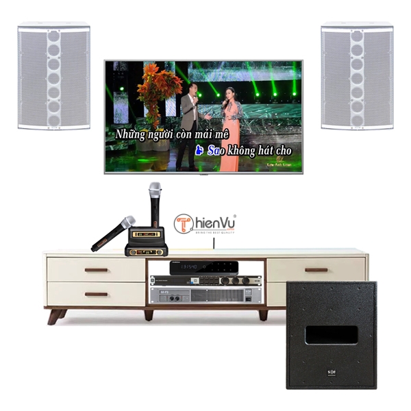 Bộ dàn karaoke hiện đại âm thanh cao cấp - Hình 1