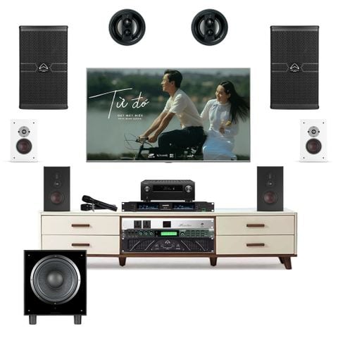 Dàn Karaoke Xem Phim All In One Wharfedale + Dali TVA02